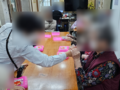 ♥ 오늘은 어르신들과 함께 미술 프로그램을 진행하였습니다 ~~